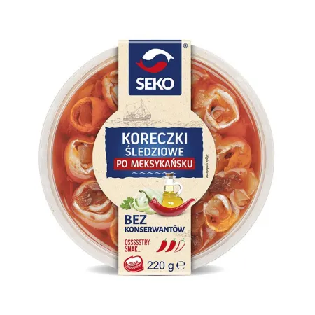 Koreczki śledziowe po meksykańsku